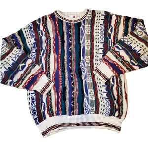 Vintage Florence Tricot Textured Sweater XL